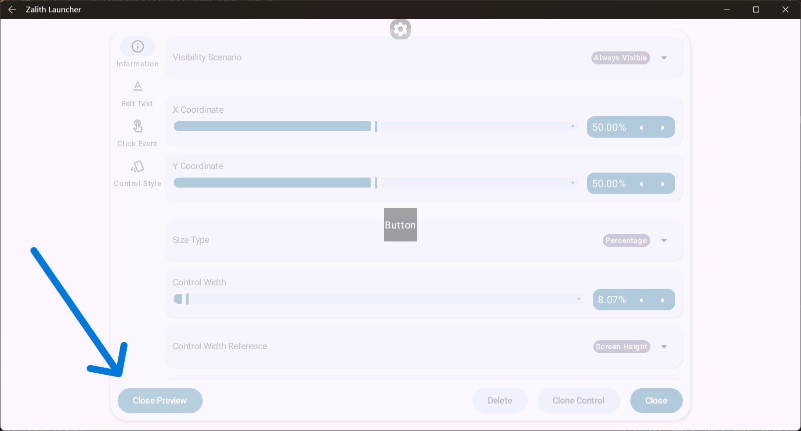 Preview mode